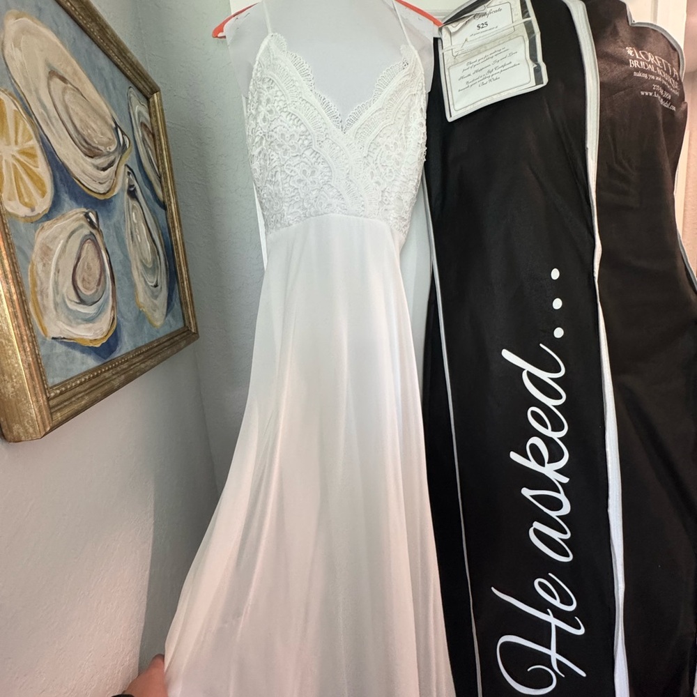 Lulu's White Lace Chemise
